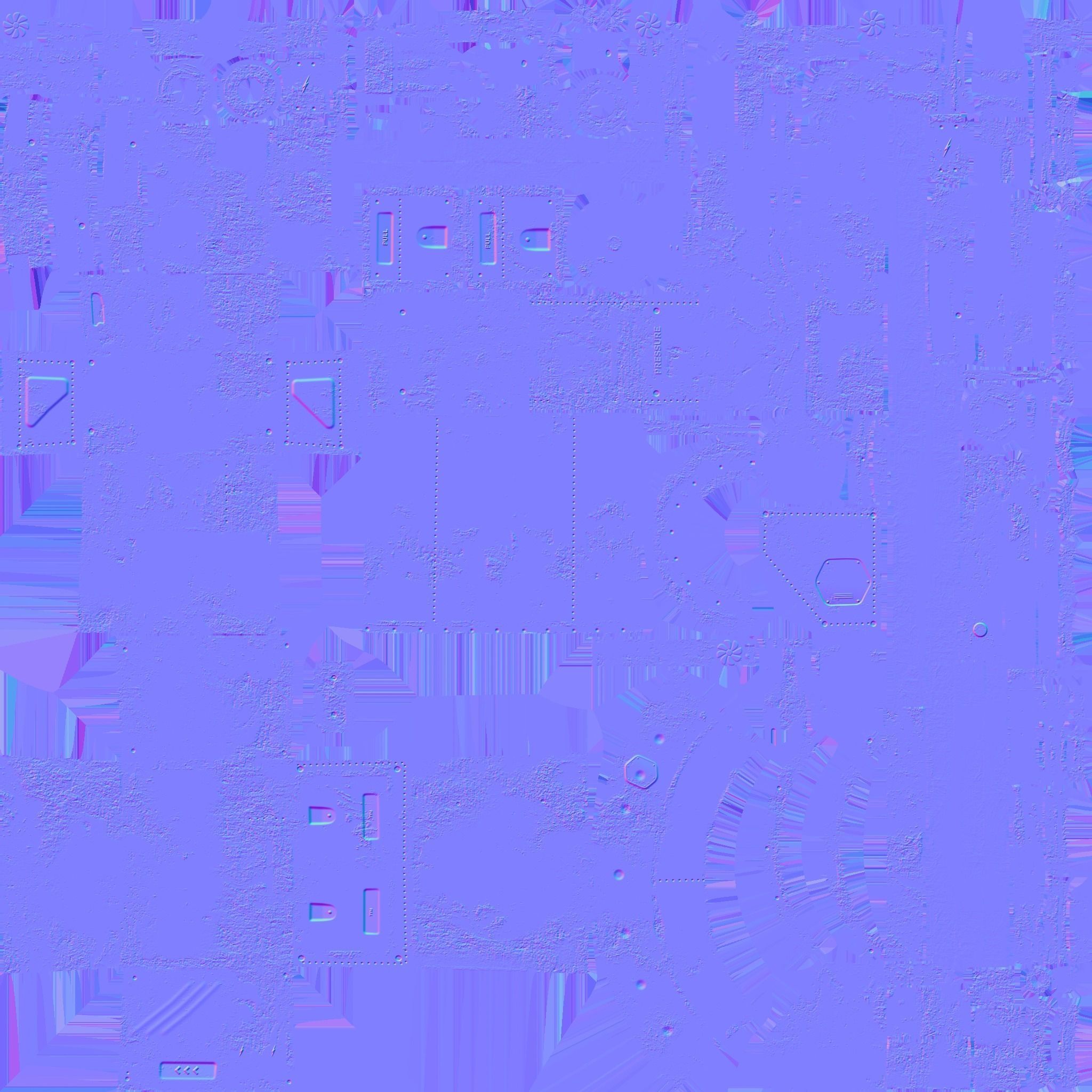 Steampunk Backpack 10 Red - Character Design Fashion Low-poly 3D model_26