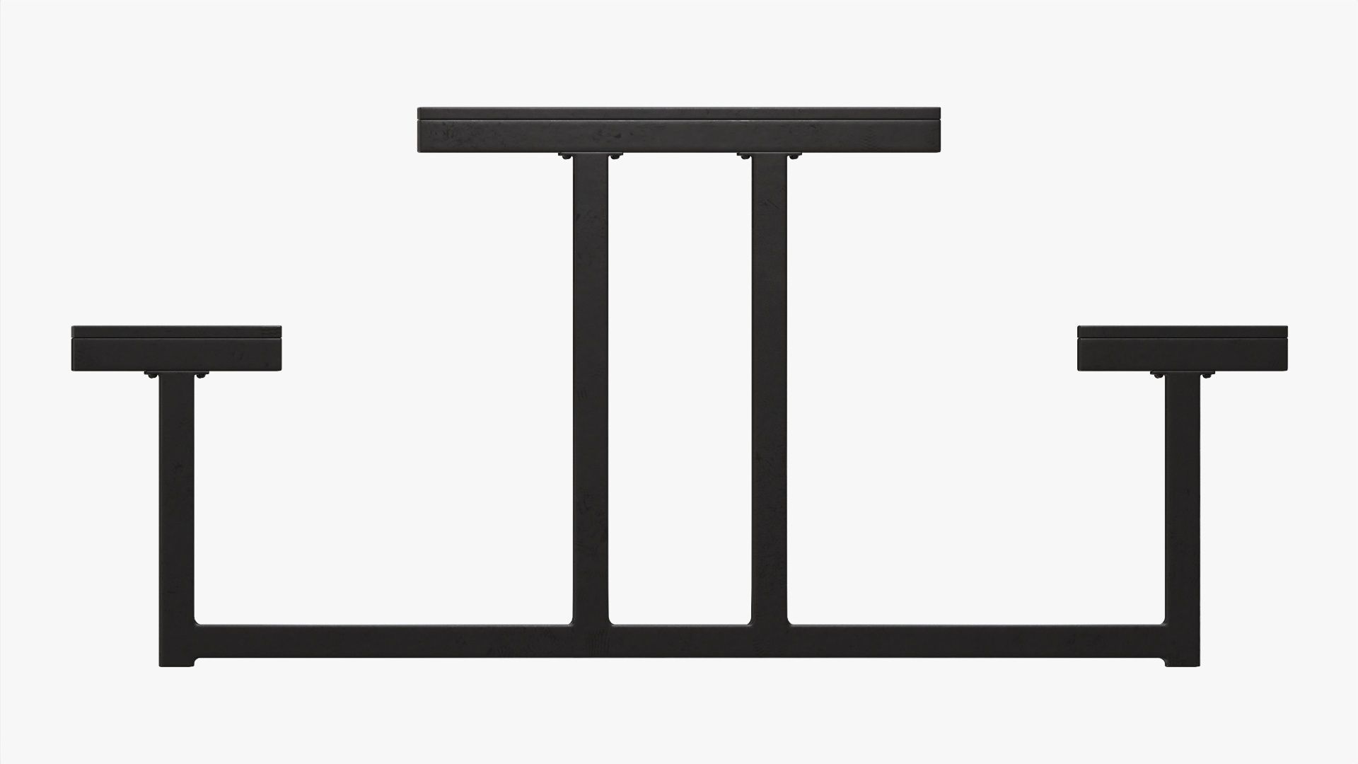 Picnic Table 3D model_5