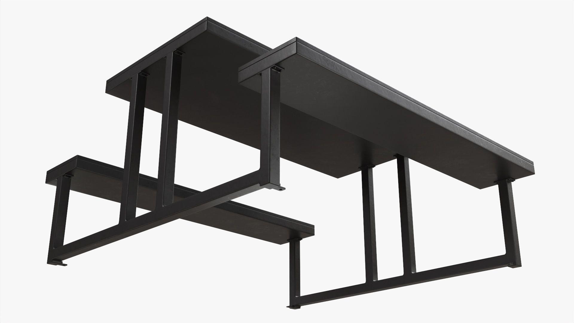 Picnic Table 3D model_3