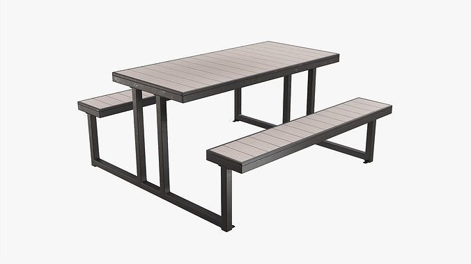 Picnic Table 3D model