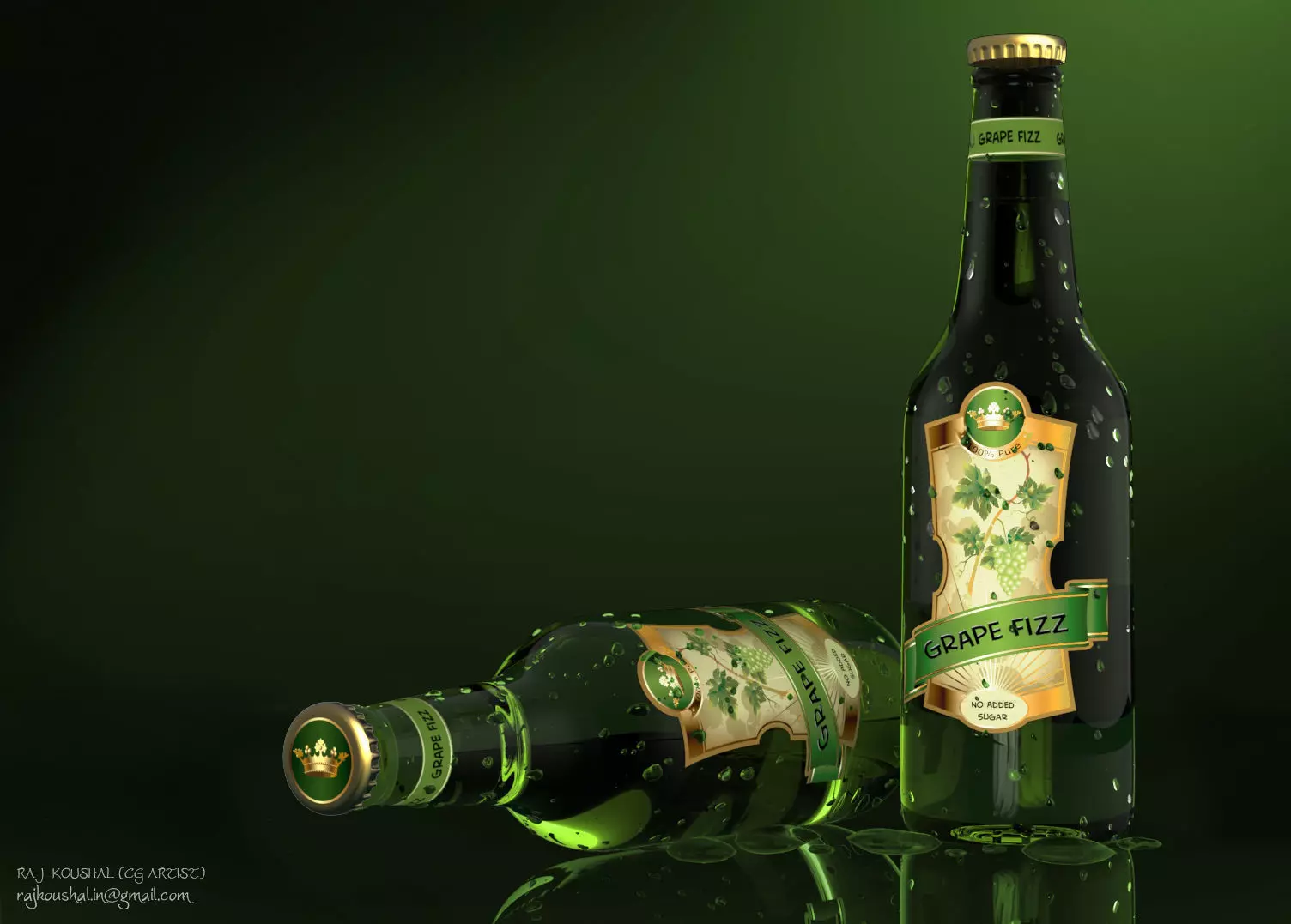 Bottle Grep fizz  3D MODEL 3D model_0