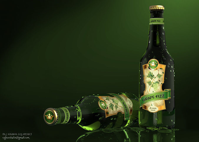 Bottle Grep fizz  3D MODEL 3D model