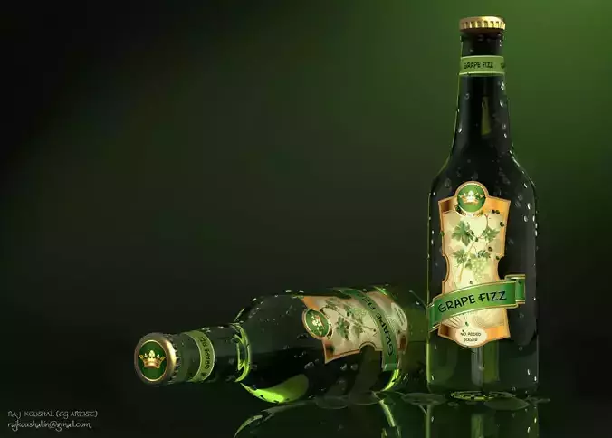 Bottle Grep fizz  3D MODEL