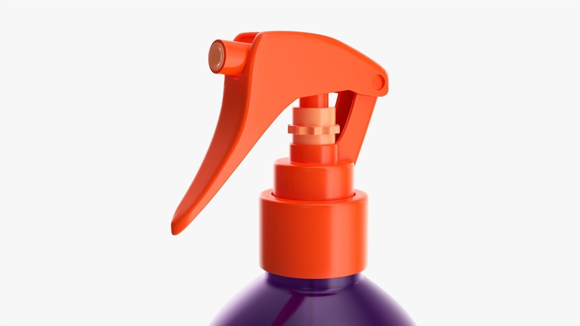 Large plastic bottle with dispenser 3D model_2