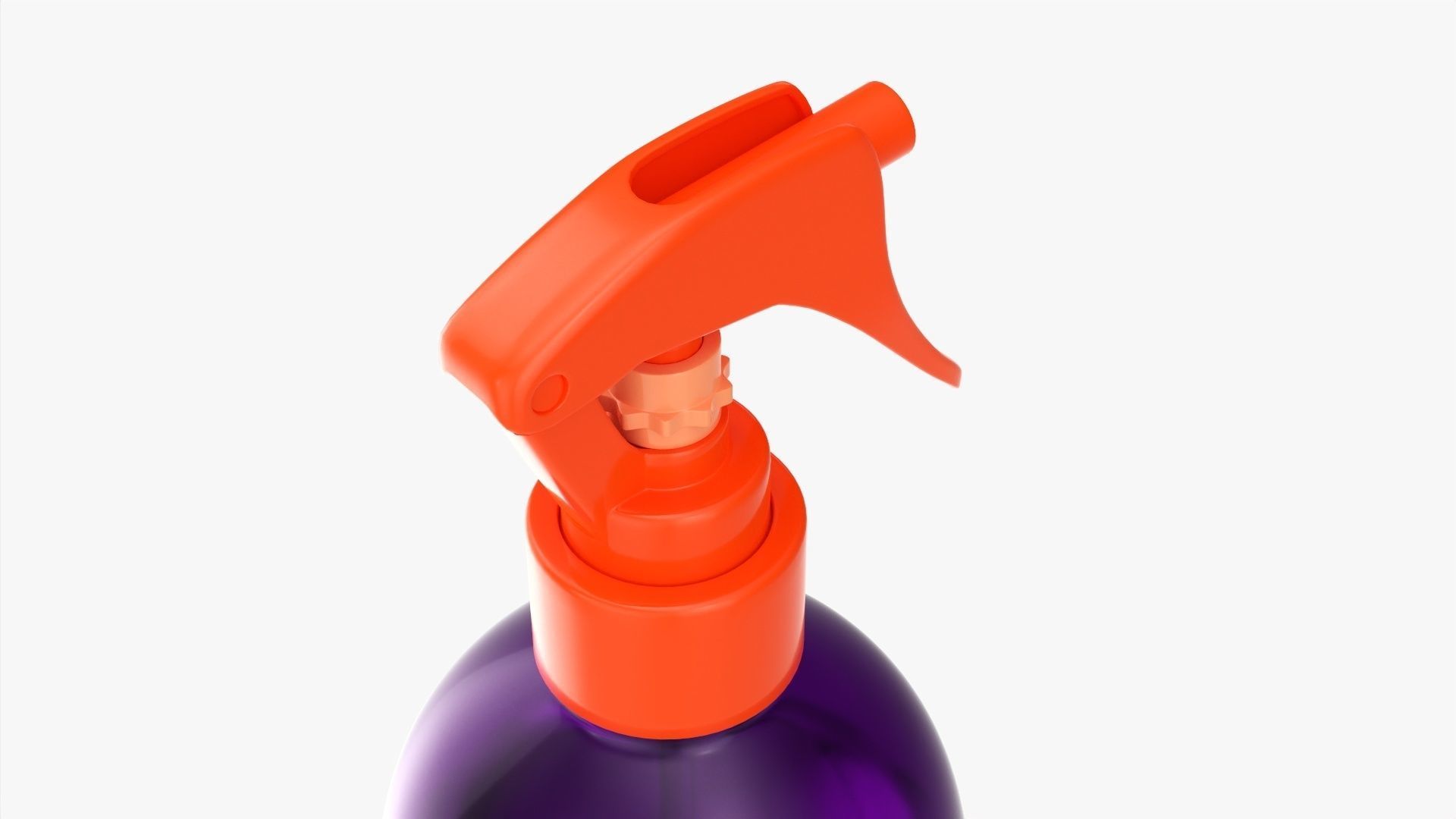 Large plastic bottle with dispenser 3D model_3