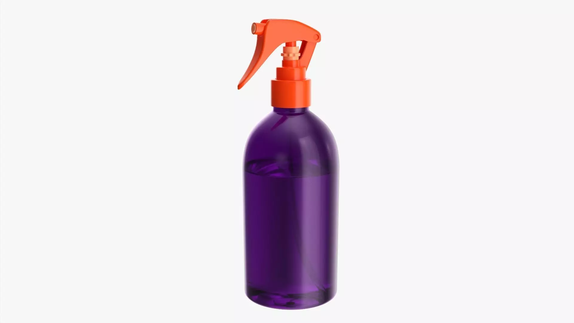 Large plastic bottle with dispenser 3D model_0
