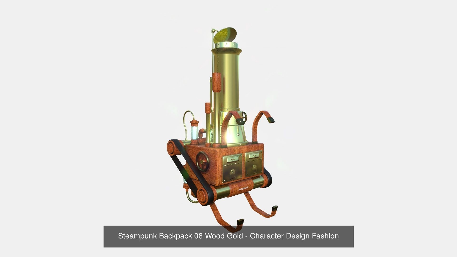 10 Steampunk Backpacks Collection - Character Design Fashion _8