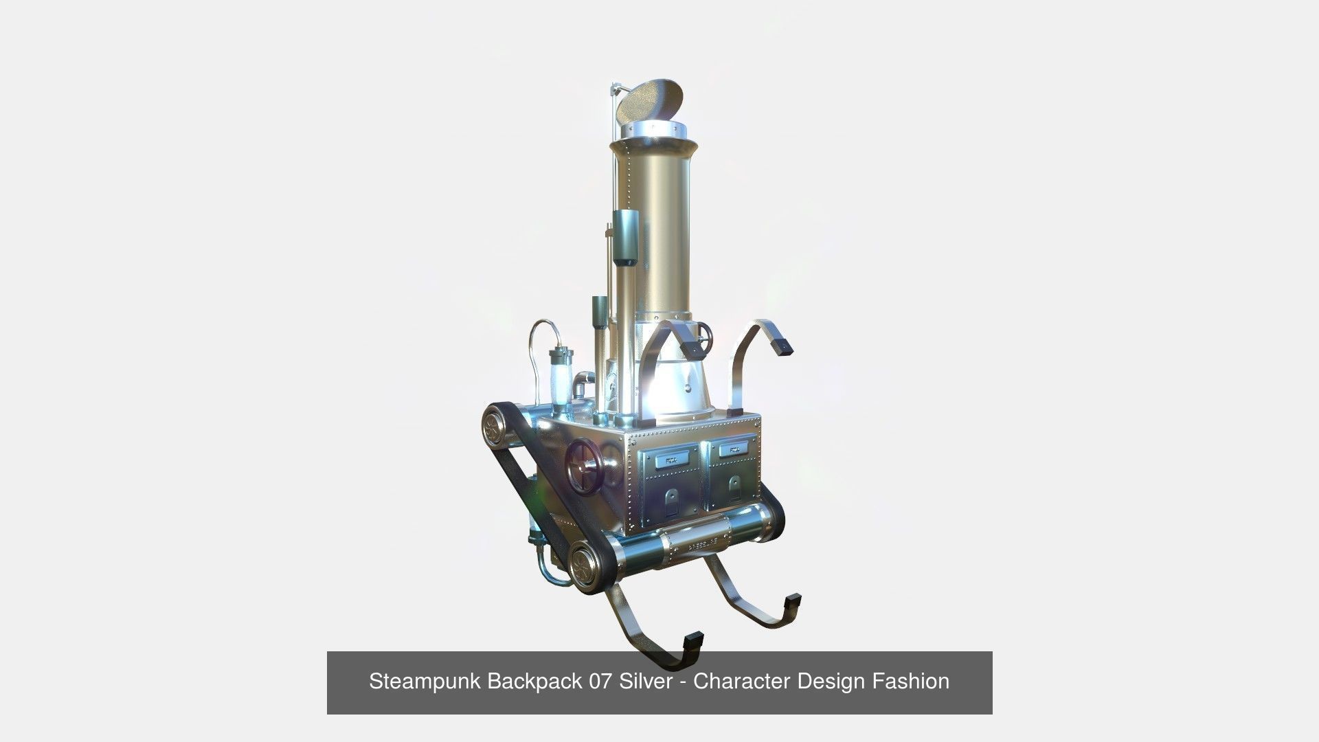 10 Steampunk Backpacks Collection - Character Design Fashion _7
