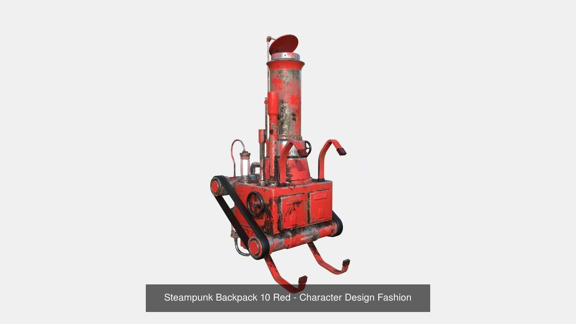 10 Steampunk Backpacks Collection - Character Design Fashion _10