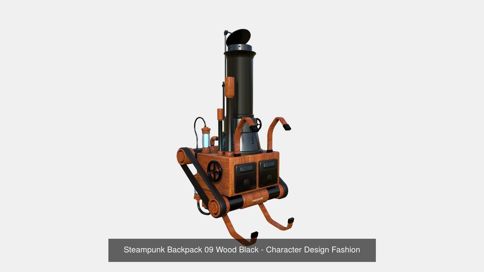 10 Steampunk Backpacks Collection - Character Design Fashion _9