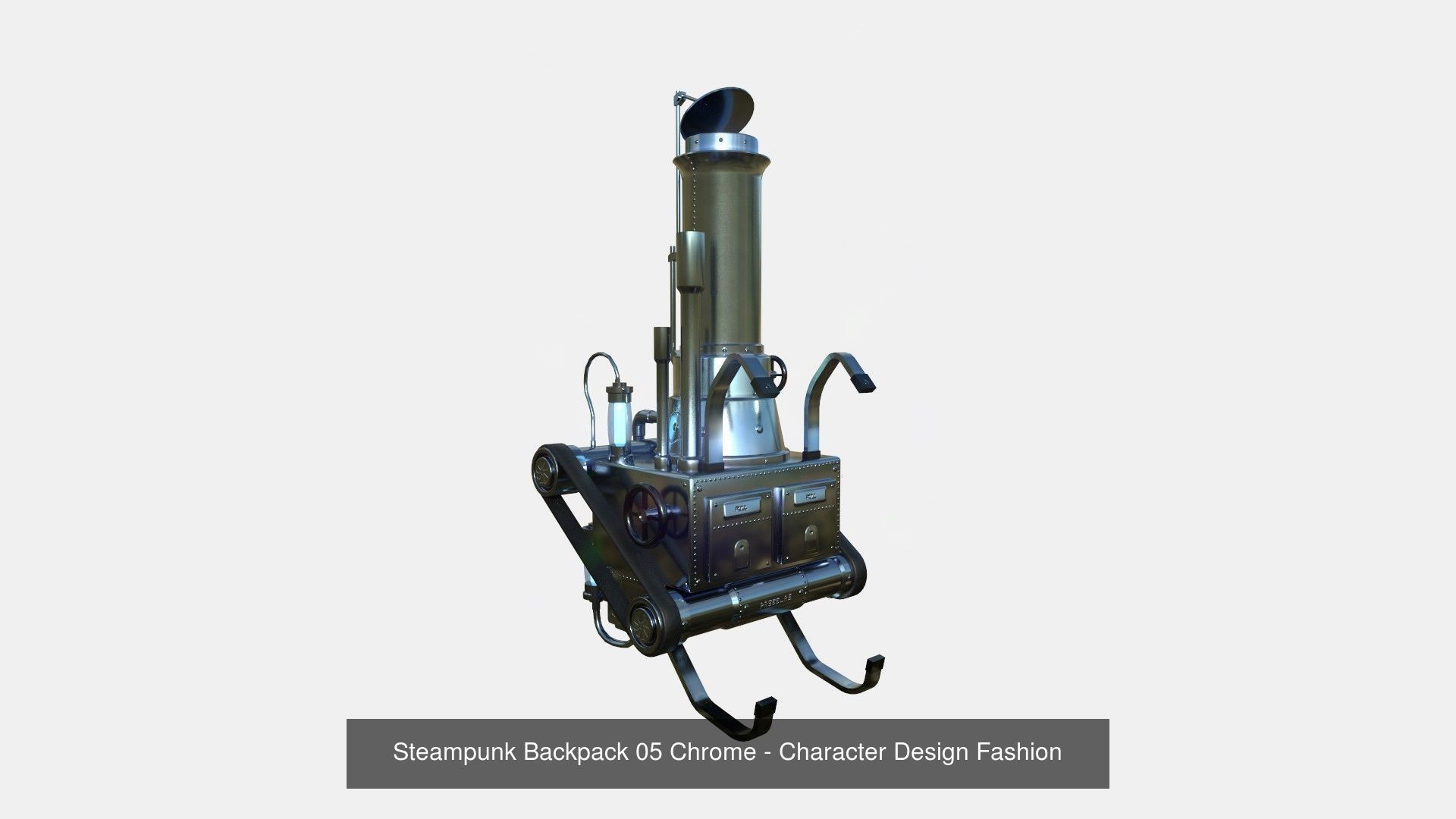 10 Steampunk Backpacks Collection - Character Design Fashion _5