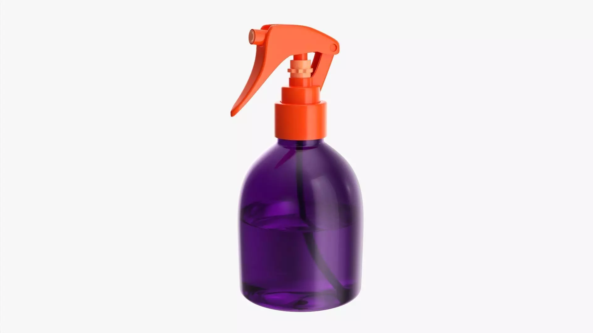 Small plastic bottle with dispenser 3D model_0