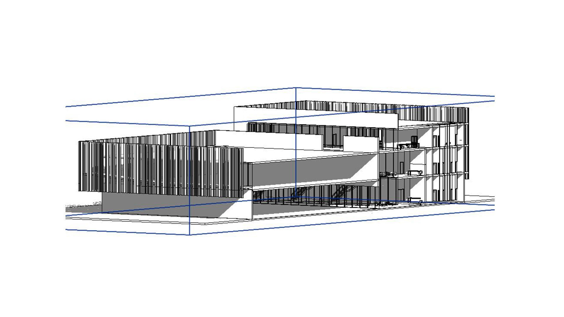 Commercial building Revit Lumion with 3d grass 3D model_2