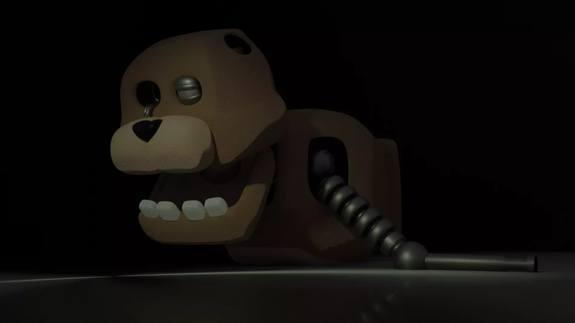 Freddy Old Model Free low-poly 3D model_0