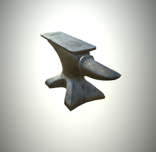 Game ready LP Anvil Viking Medieval Blacksmith PBR