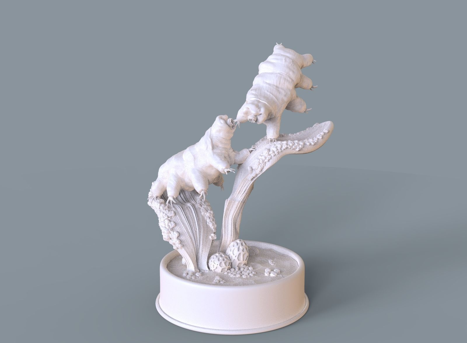 Moss Piglets 3D print model_9
