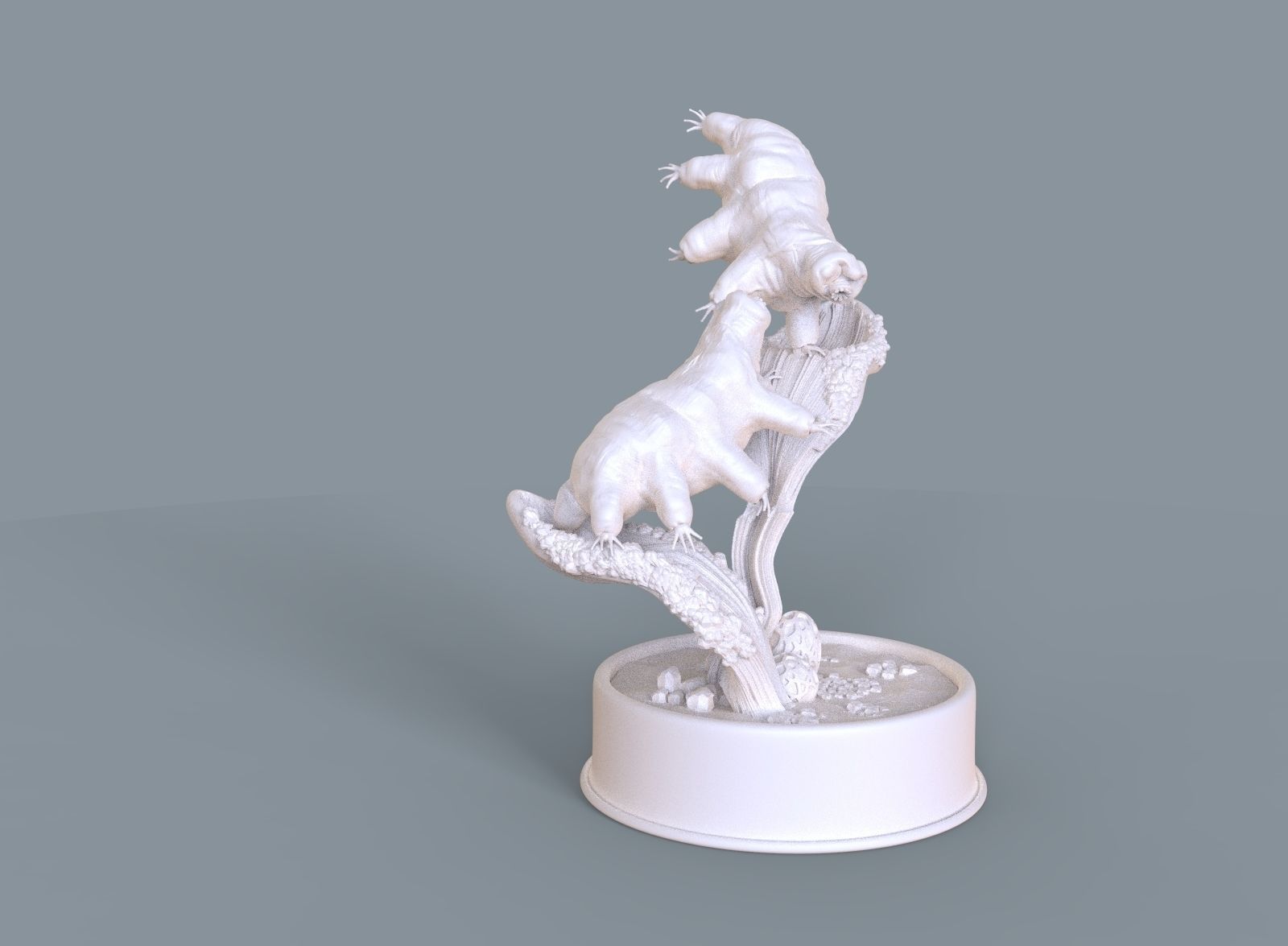 Moss Piglets 3D print model_8