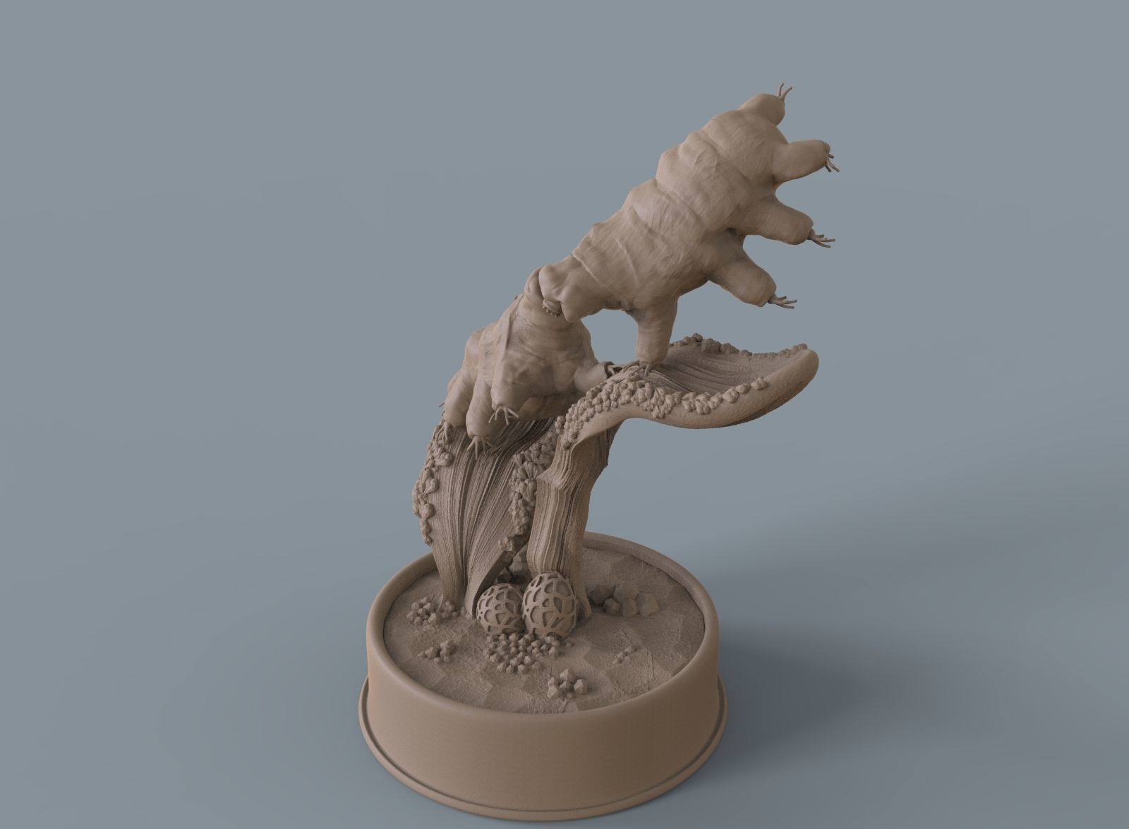 Moss Piglets 3D print model_5