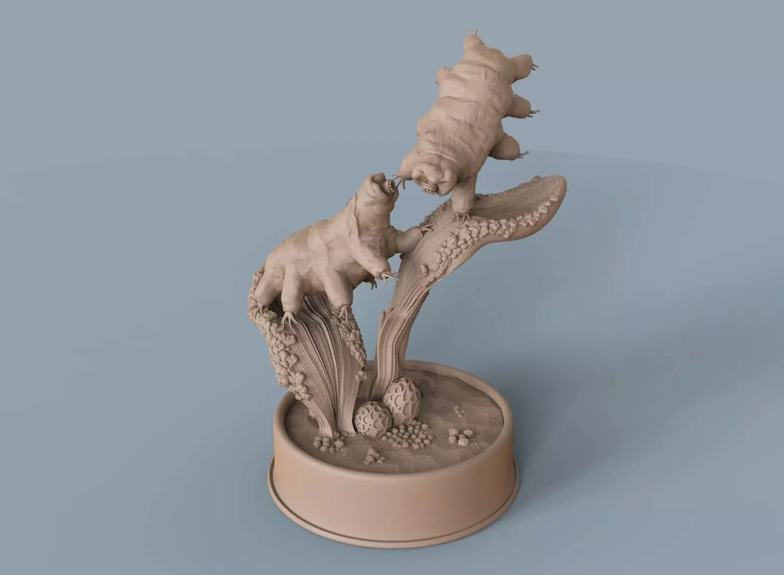 Moss Piglets 3D print model_0