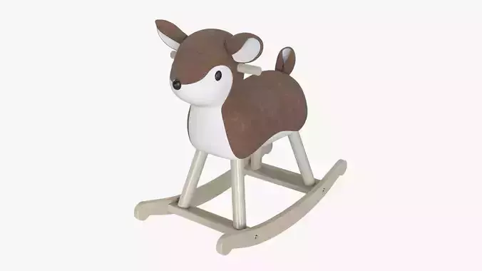 Rocking deer ride-on
