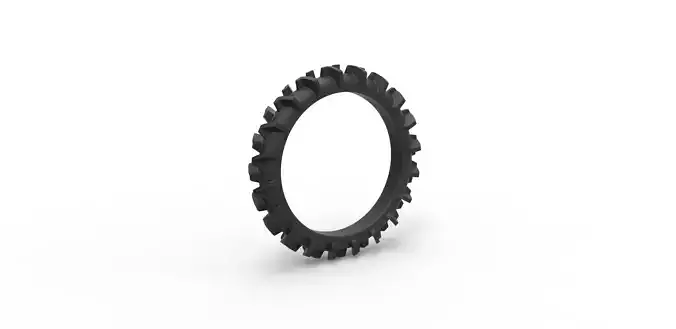 Swamp buggy tire Scale 1 to 25