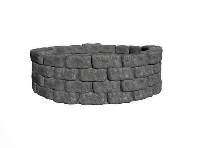StoneWell stone wall Free 3D model
