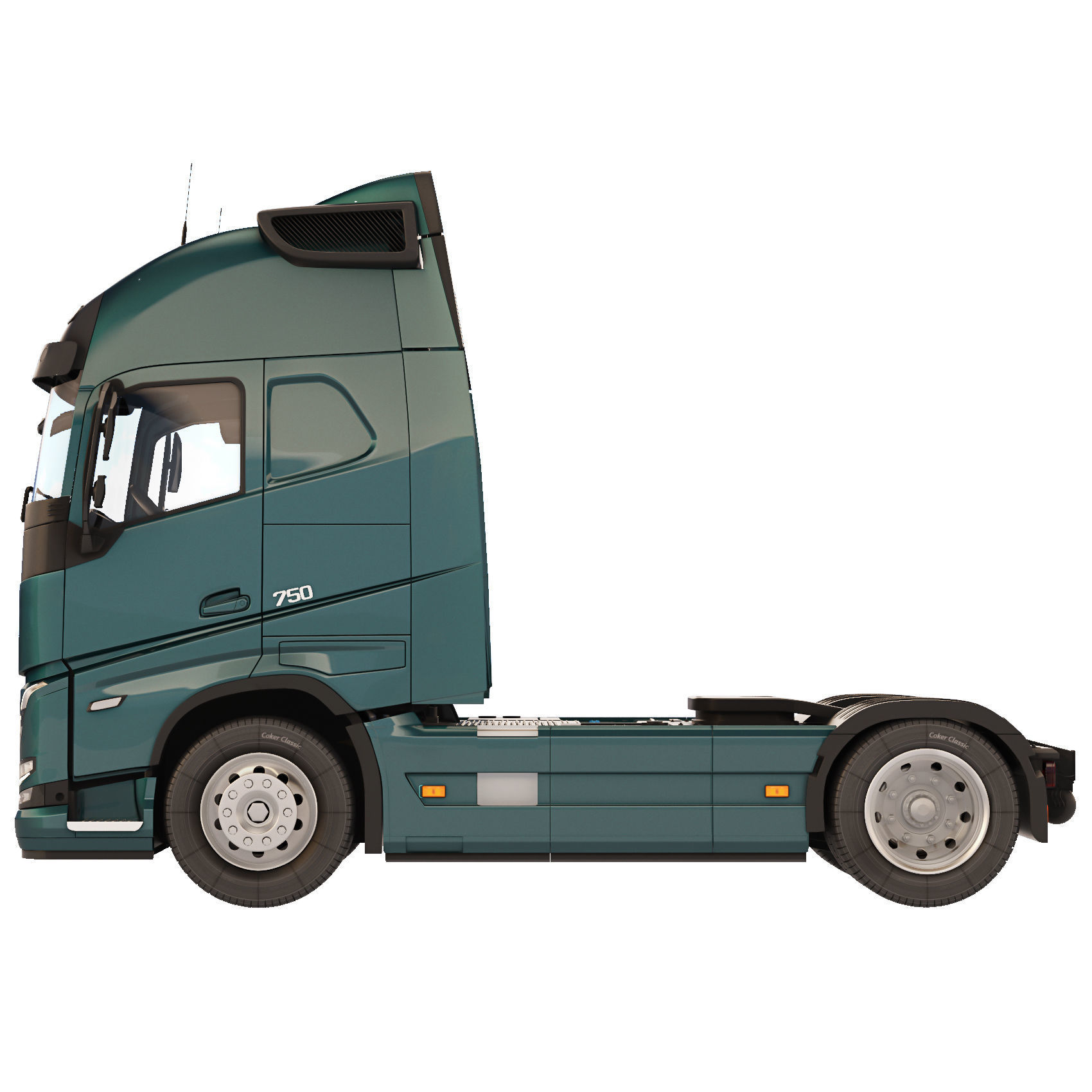 Volvo FH16 4x2 2020 3D model_5