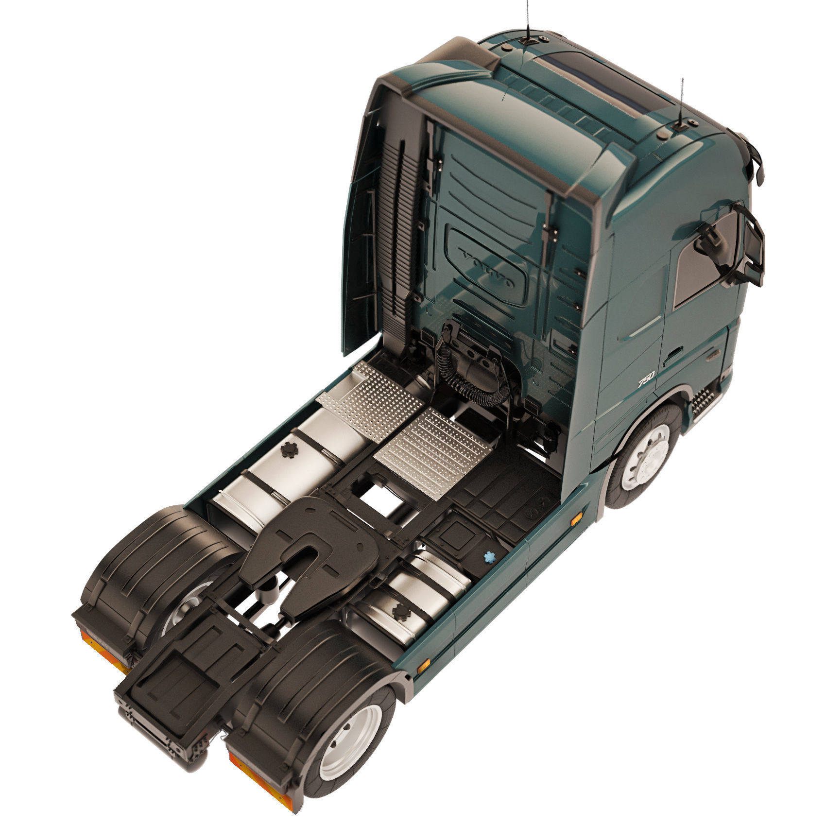 Volvo FH16 4x2 2020 3D model_12