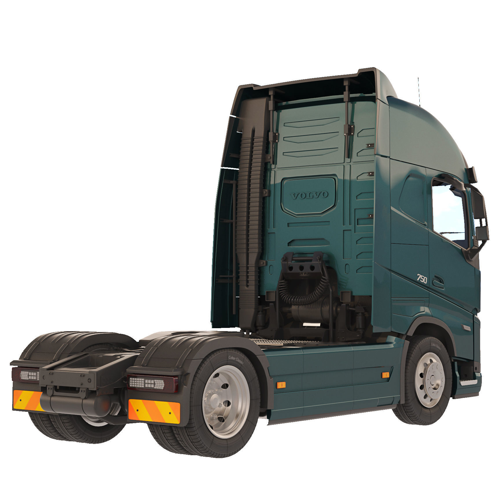 Volvo FH16 4x2 2020 3D model_8