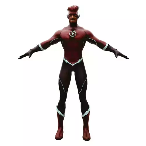 flash over 3D model
