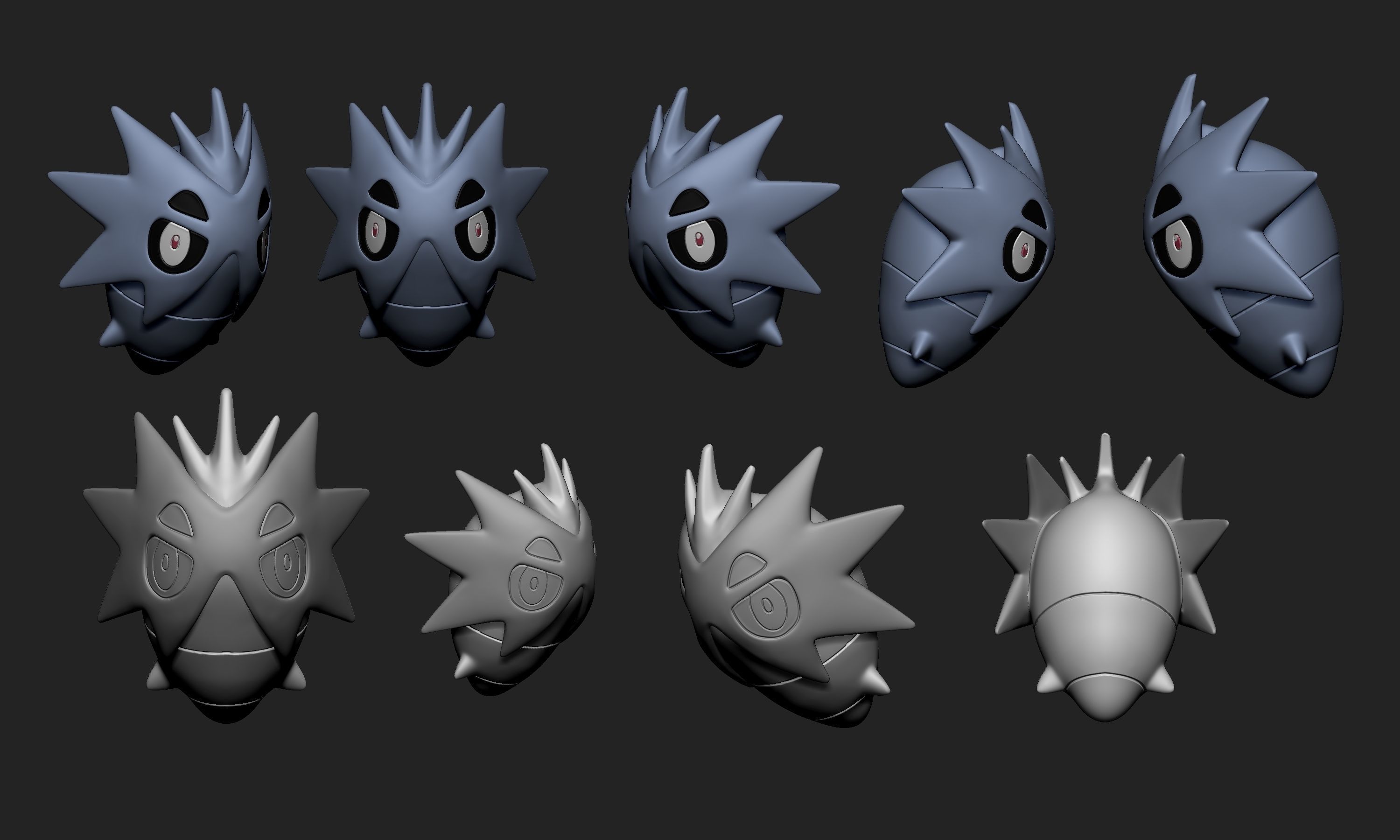 Pokemon - Pupitar 3D print model_4