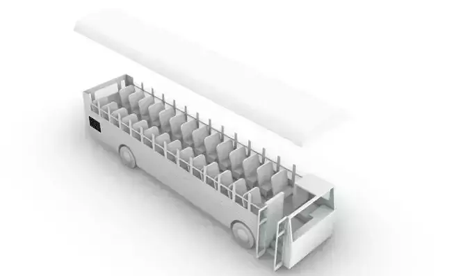 School Bus Model Free 3D model