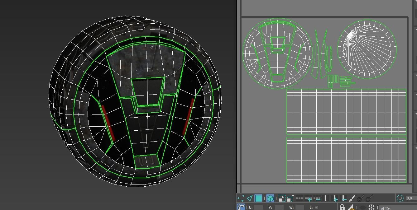 WHEEL AND TIRE 4 3D model Low-poly 3D model_3