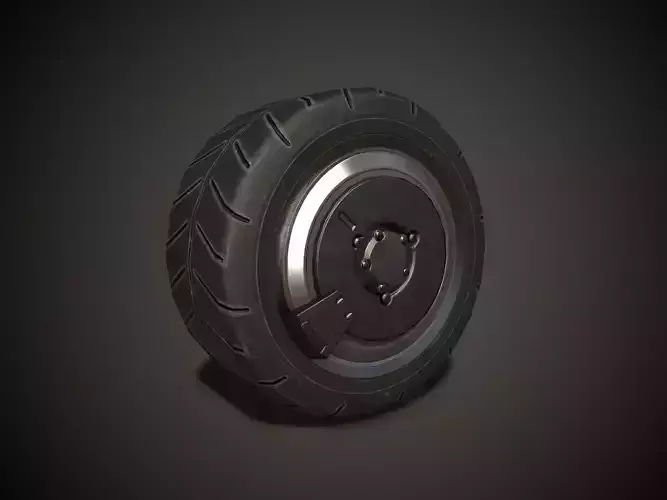 WHEEL AND TIRE 5 3D model