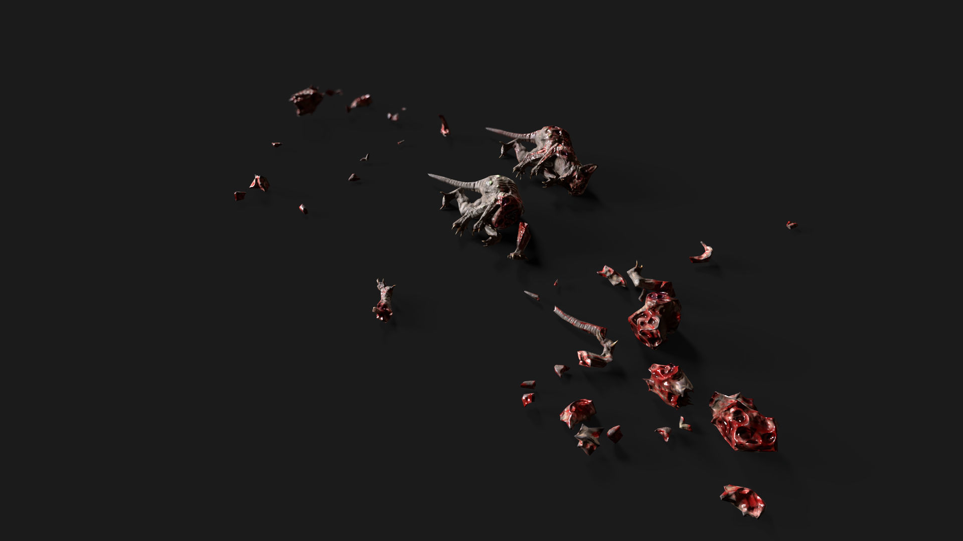 Corrupted Rat 02 Low-poly 3D model_9