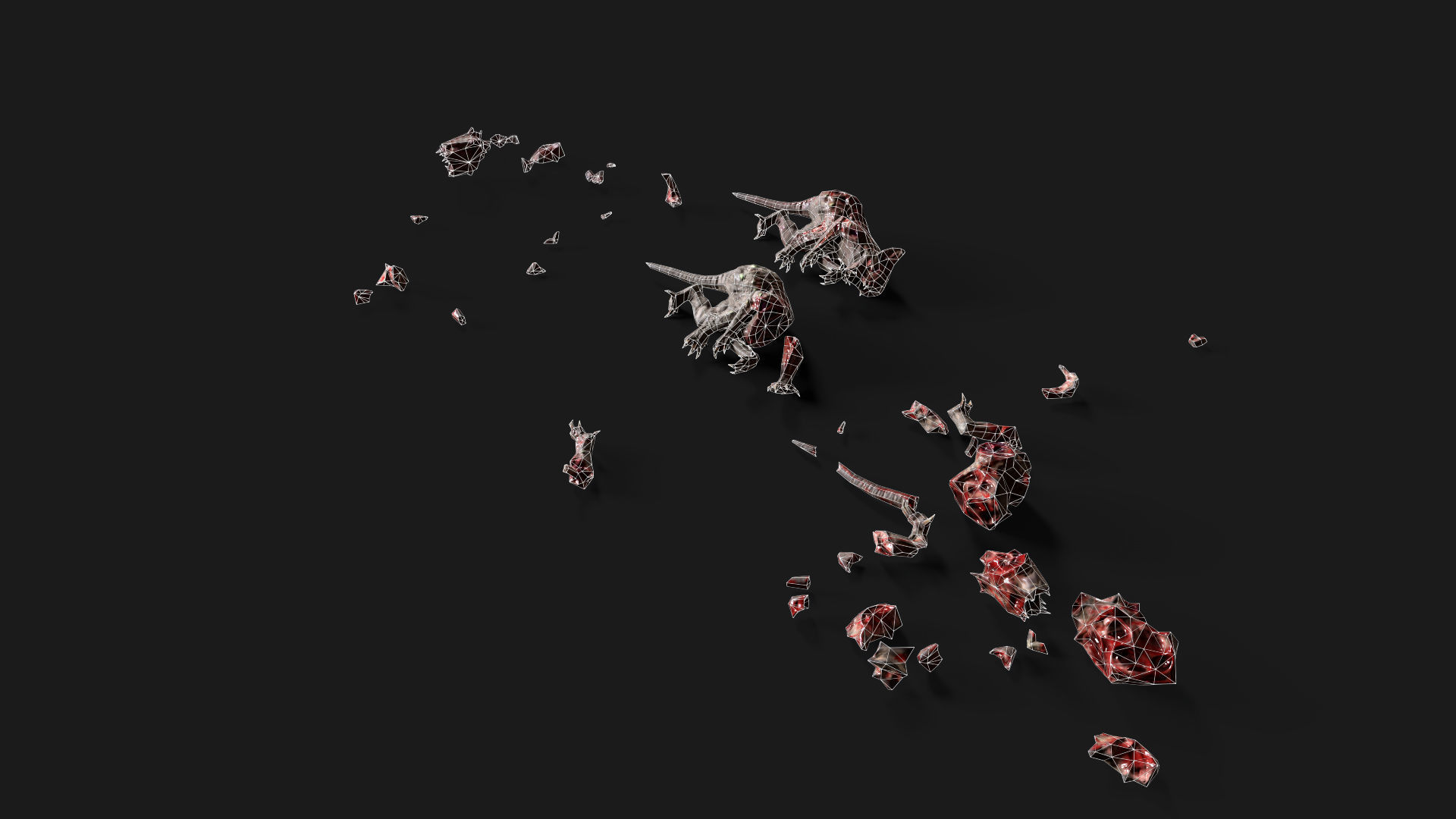 Corrupted Rat 02 Low-poly 3D model_10