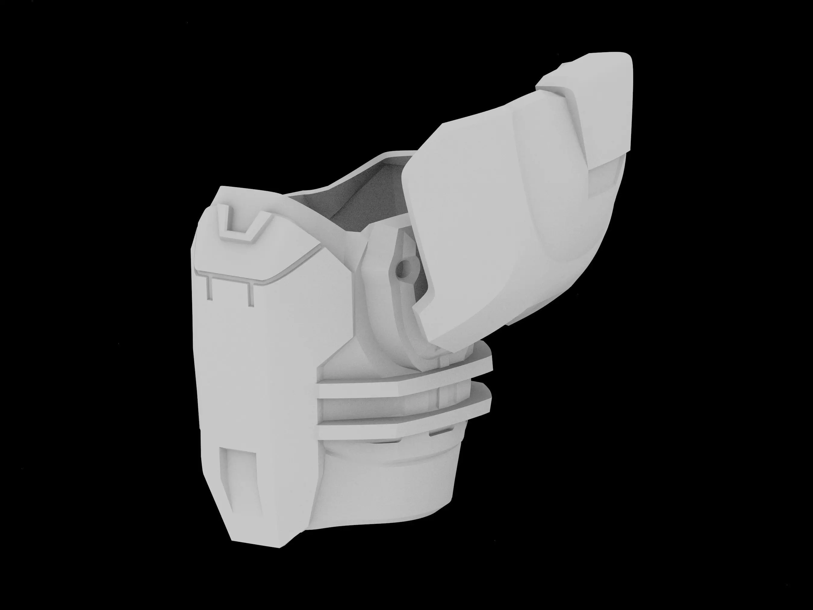 HALO Infinite Mk VII Velius shoulder pad 3d print file 3D print model_0