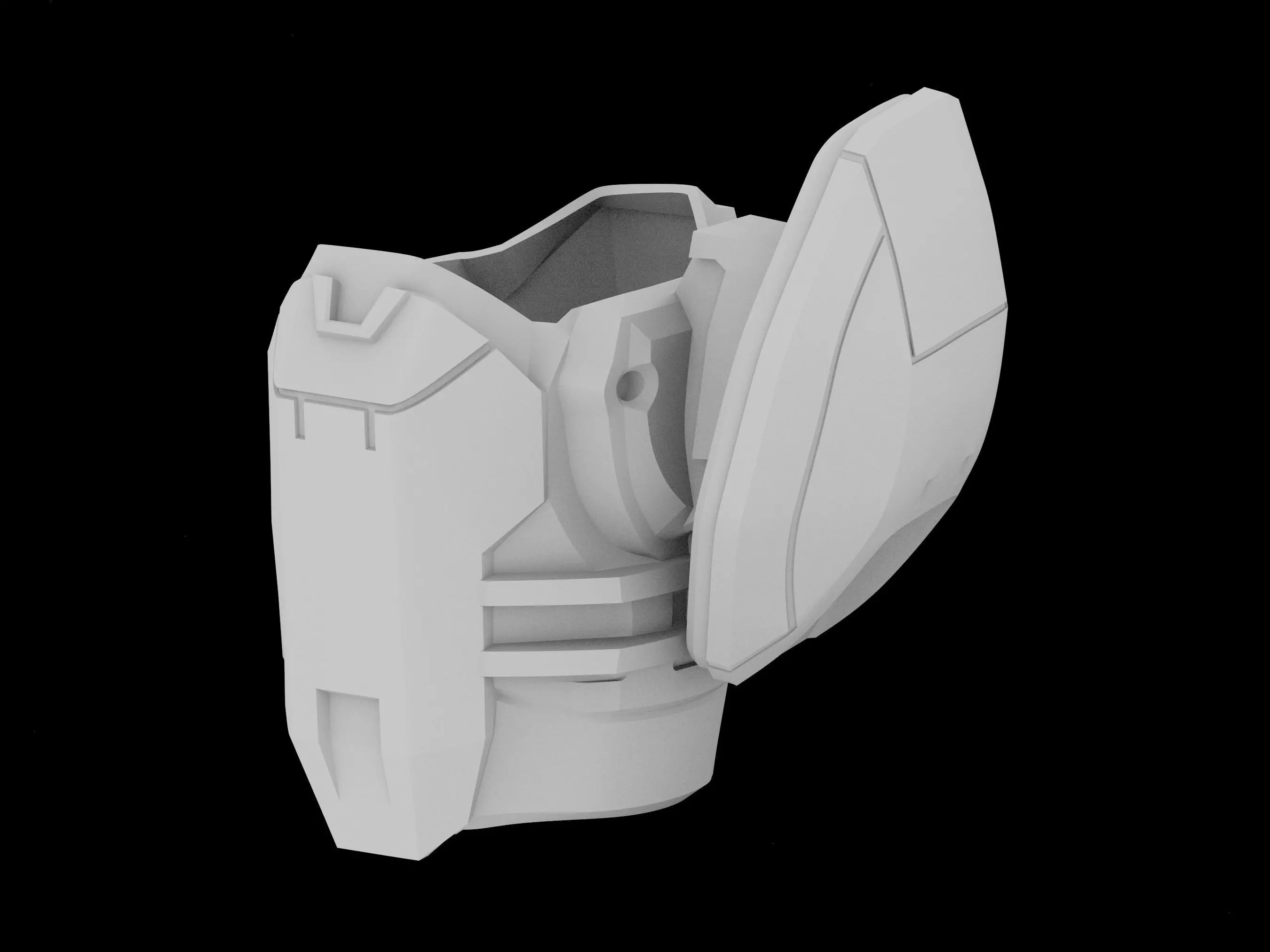 HALO Infinite Mk VII Faunus shoulder pad 3d print file 3D print model_0