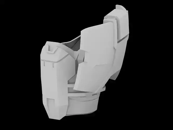 HALO Infinite Mk VII Castus shoulder pad 3d print file 3D print model
