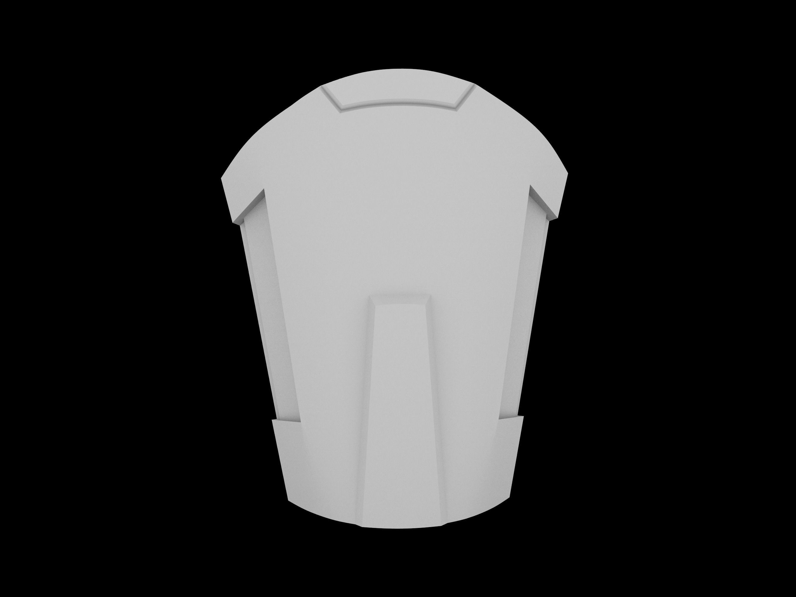 HALO Infinite Mk VII Type RG Knee pad 3d print file 3D print model_3