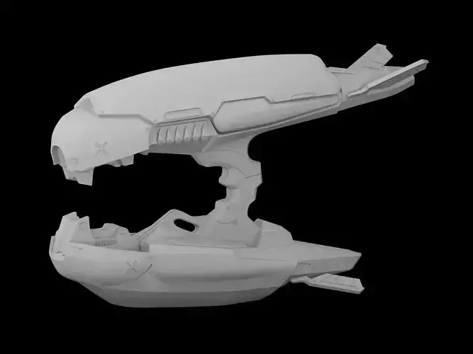 HALO Covenant Plasma Rifle 3d Print File 3D print model