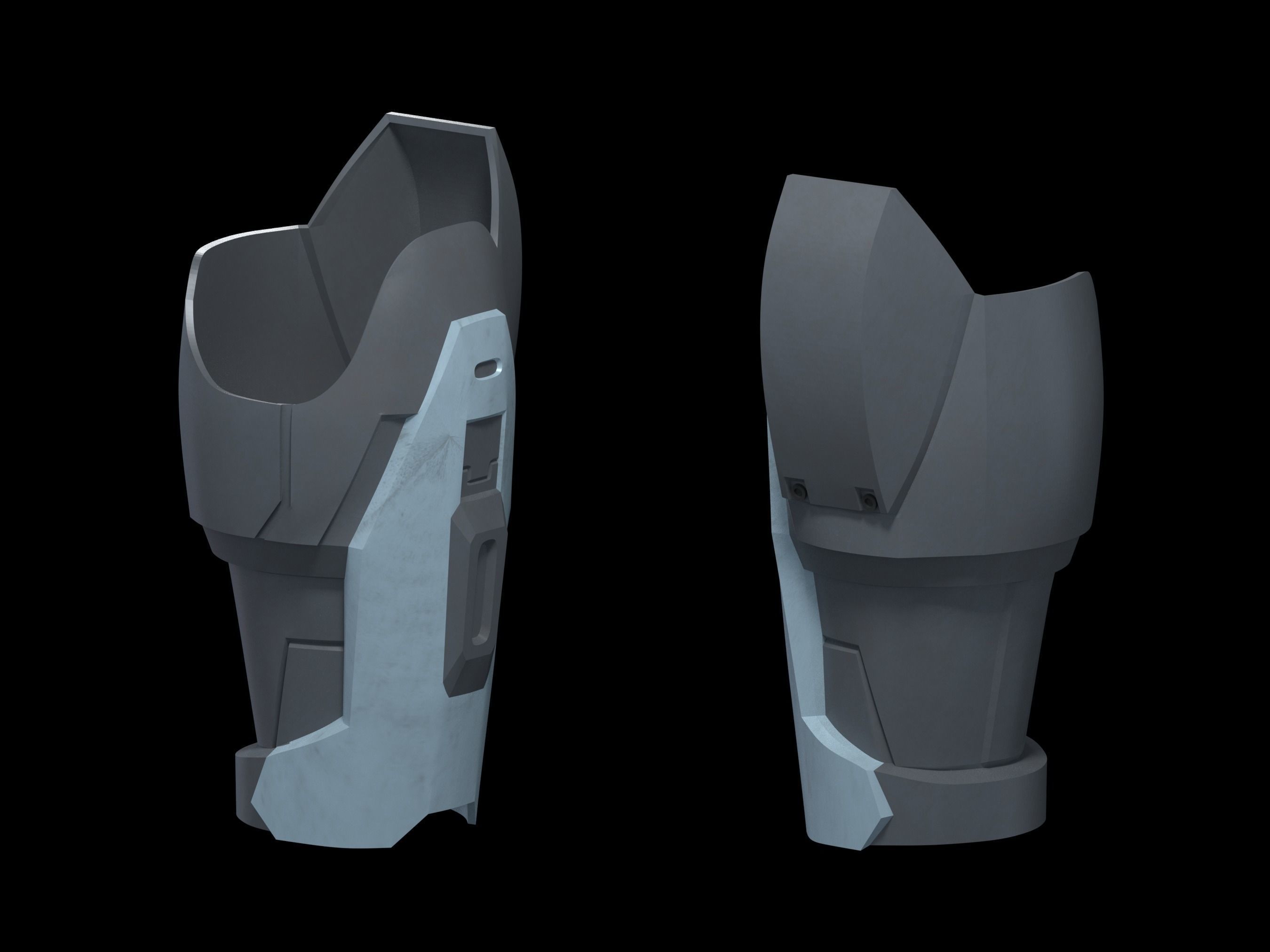 HALO Infinite Mk VII armor only 3d print files 3D print model_5
