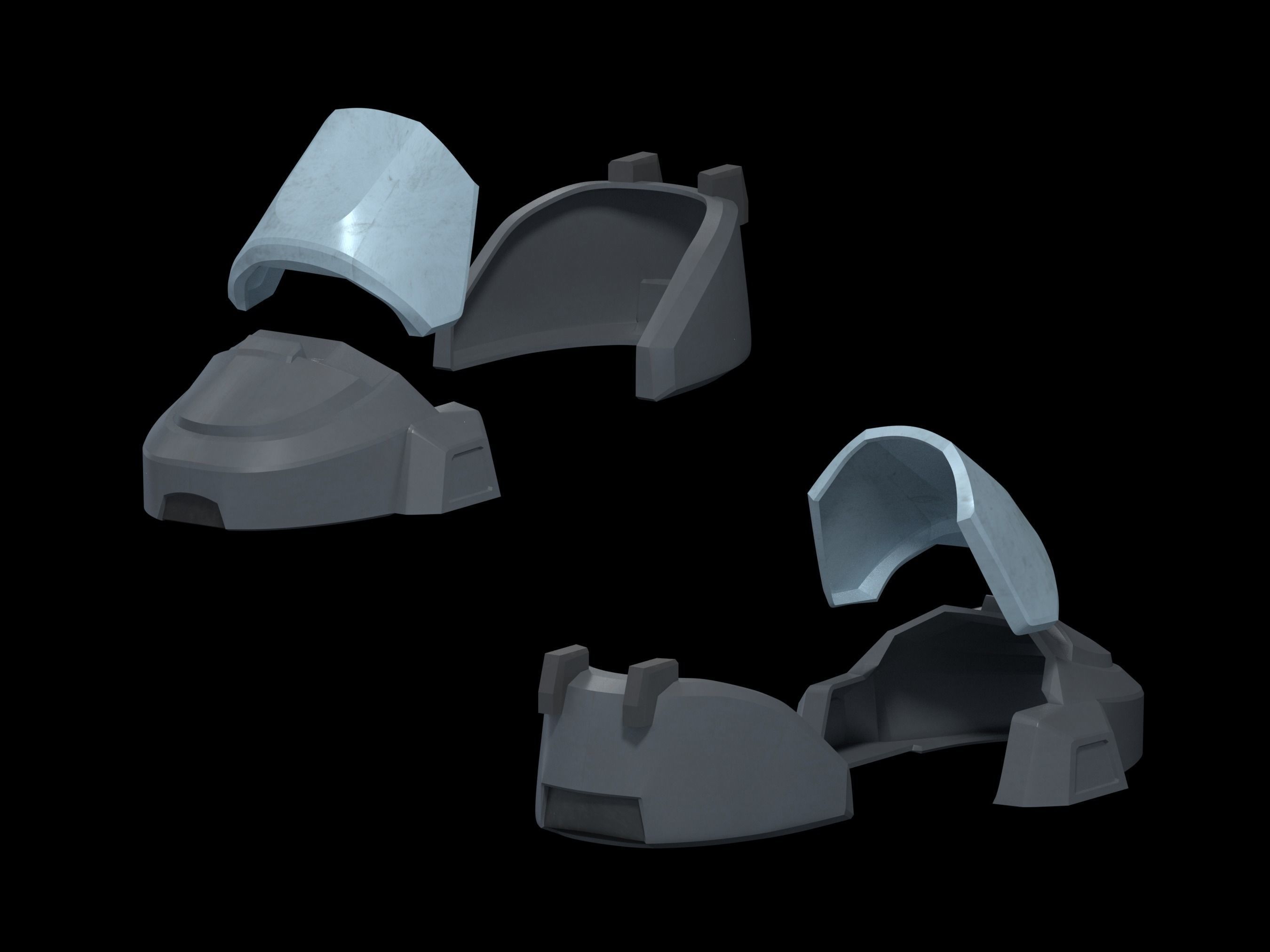HALO Infinite Mk VII armor only 3d print files 3D print model_9