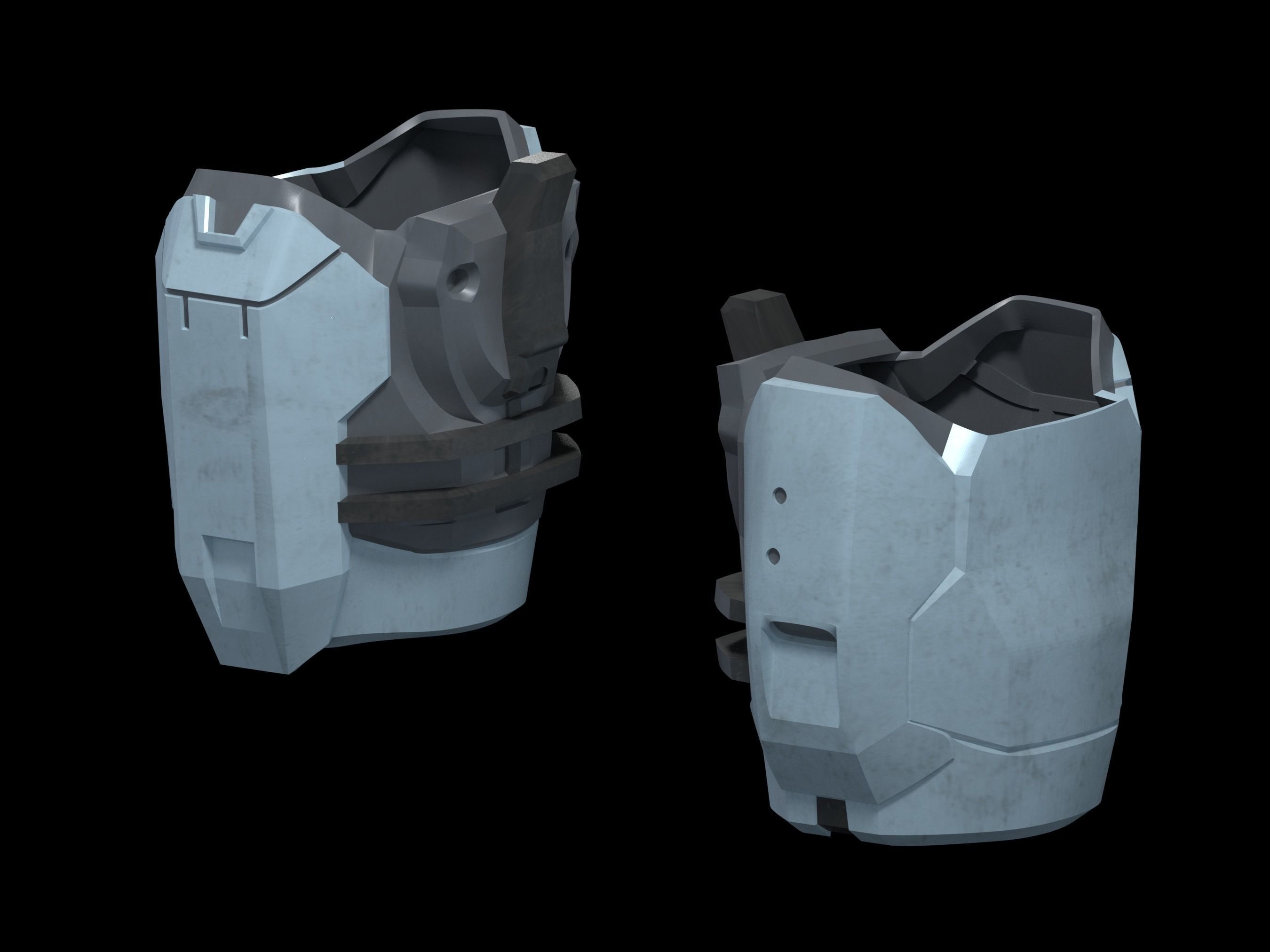 HALO Infinite Mk VII armor only 3d print files 3D print model_4