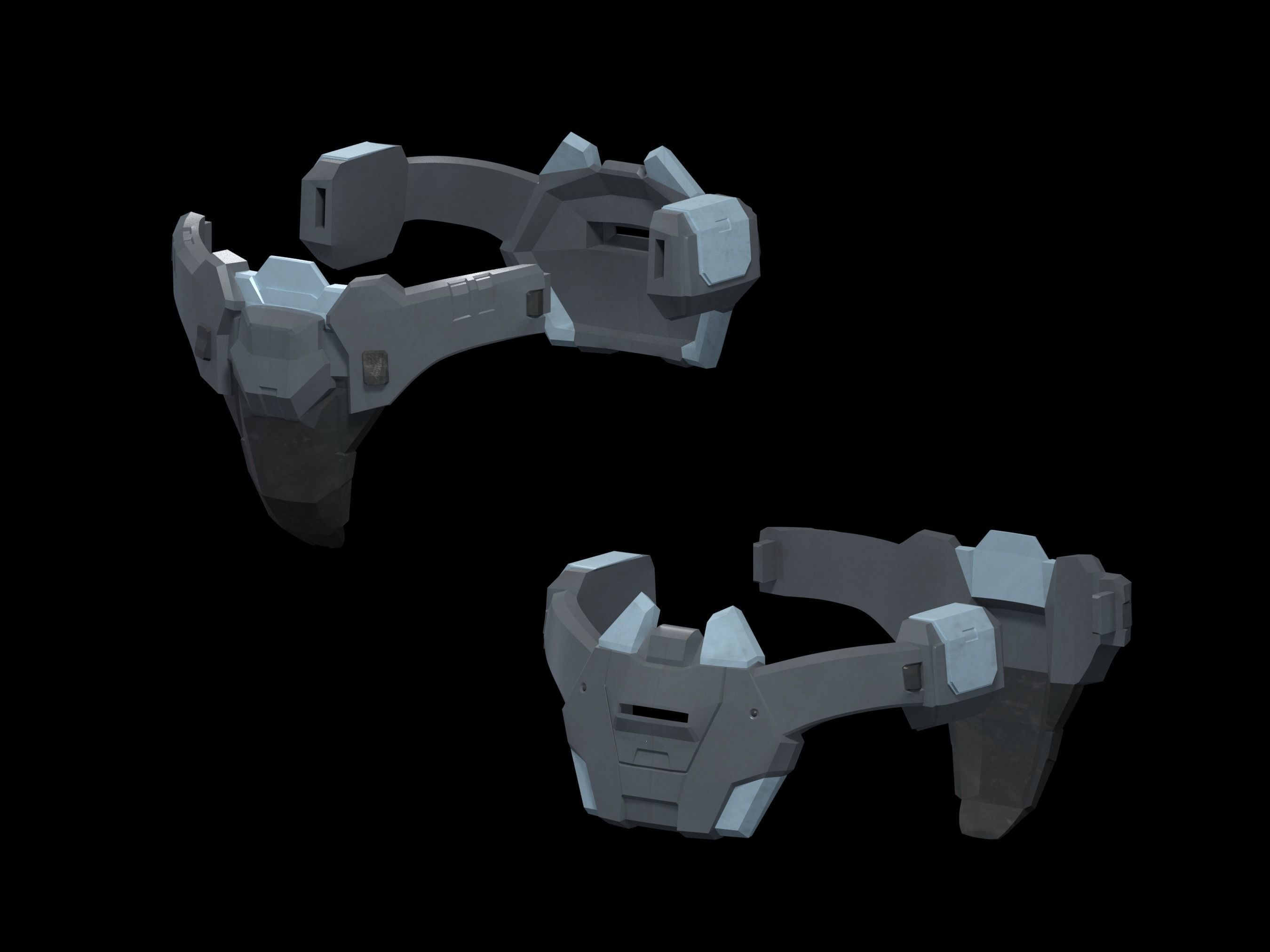 HALO Infinite Mk VII armor only 3d print files 3D print model_3