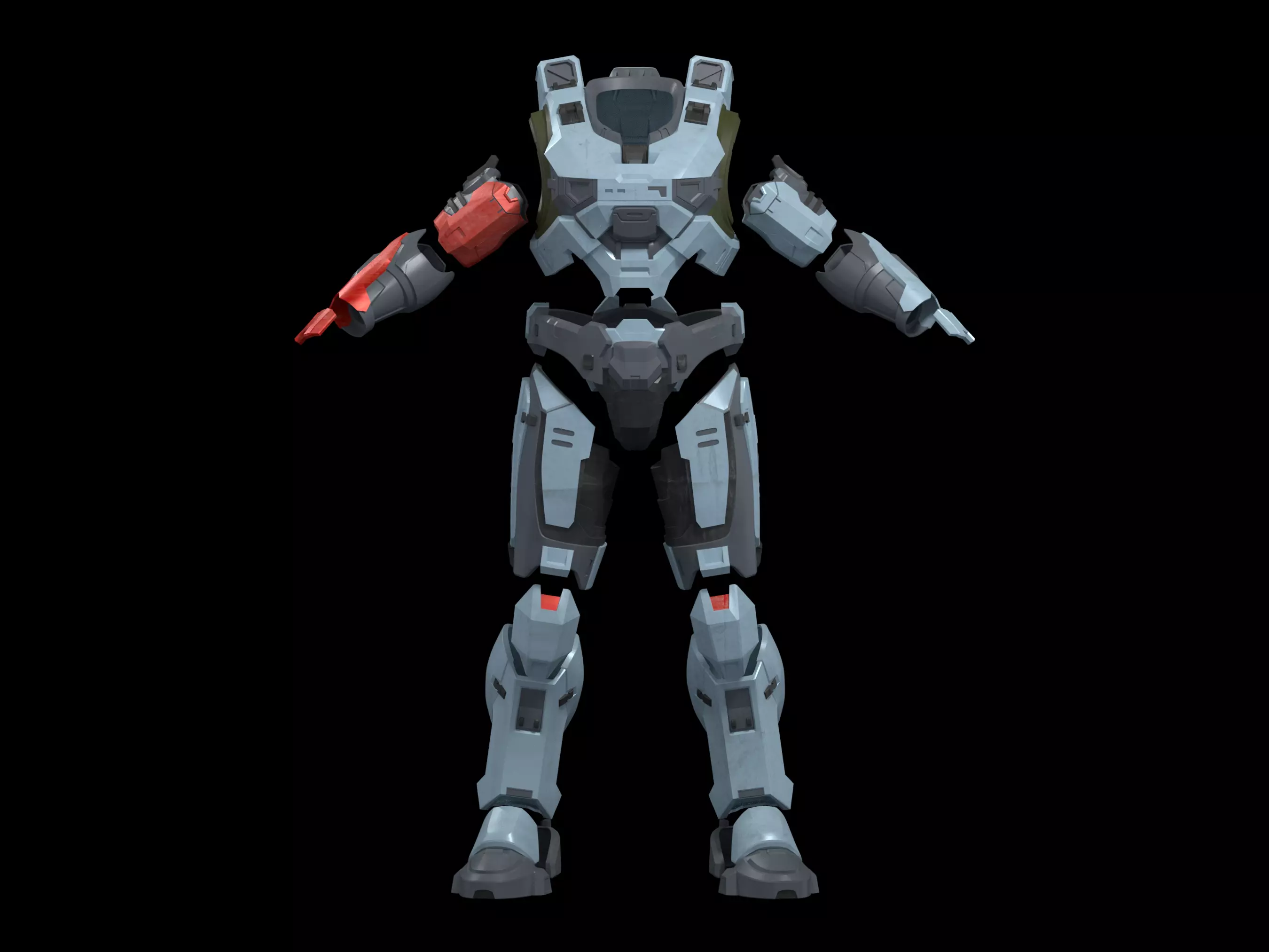 HALO Infinite Mk VII armor only 3d print files 3D print model_0