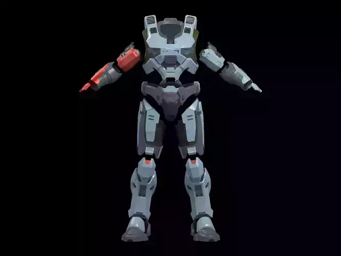 HALO Infinite Mk VII armor only 3d print files 3D print model