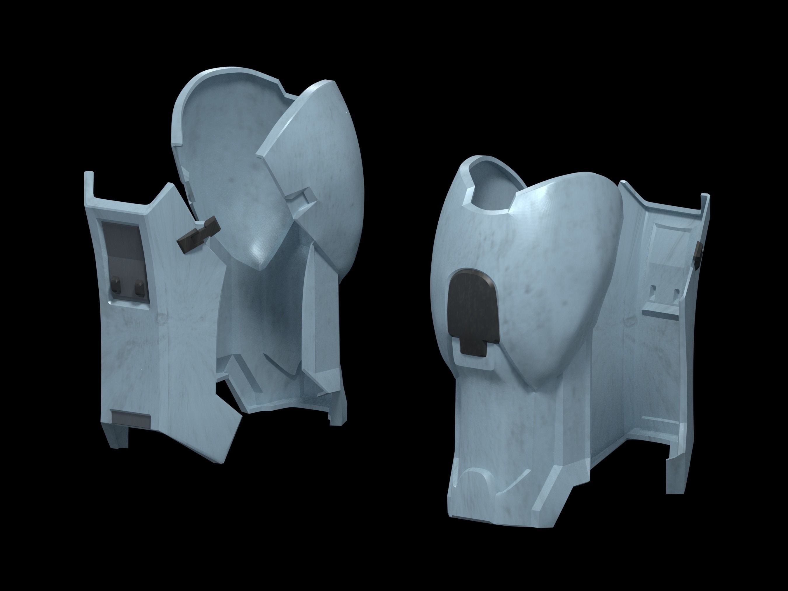 HALO Infinite Mk VII armor only 3d print files 3D print model_8