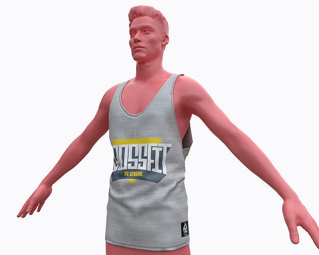 Tank Top  Low-poly 3D model