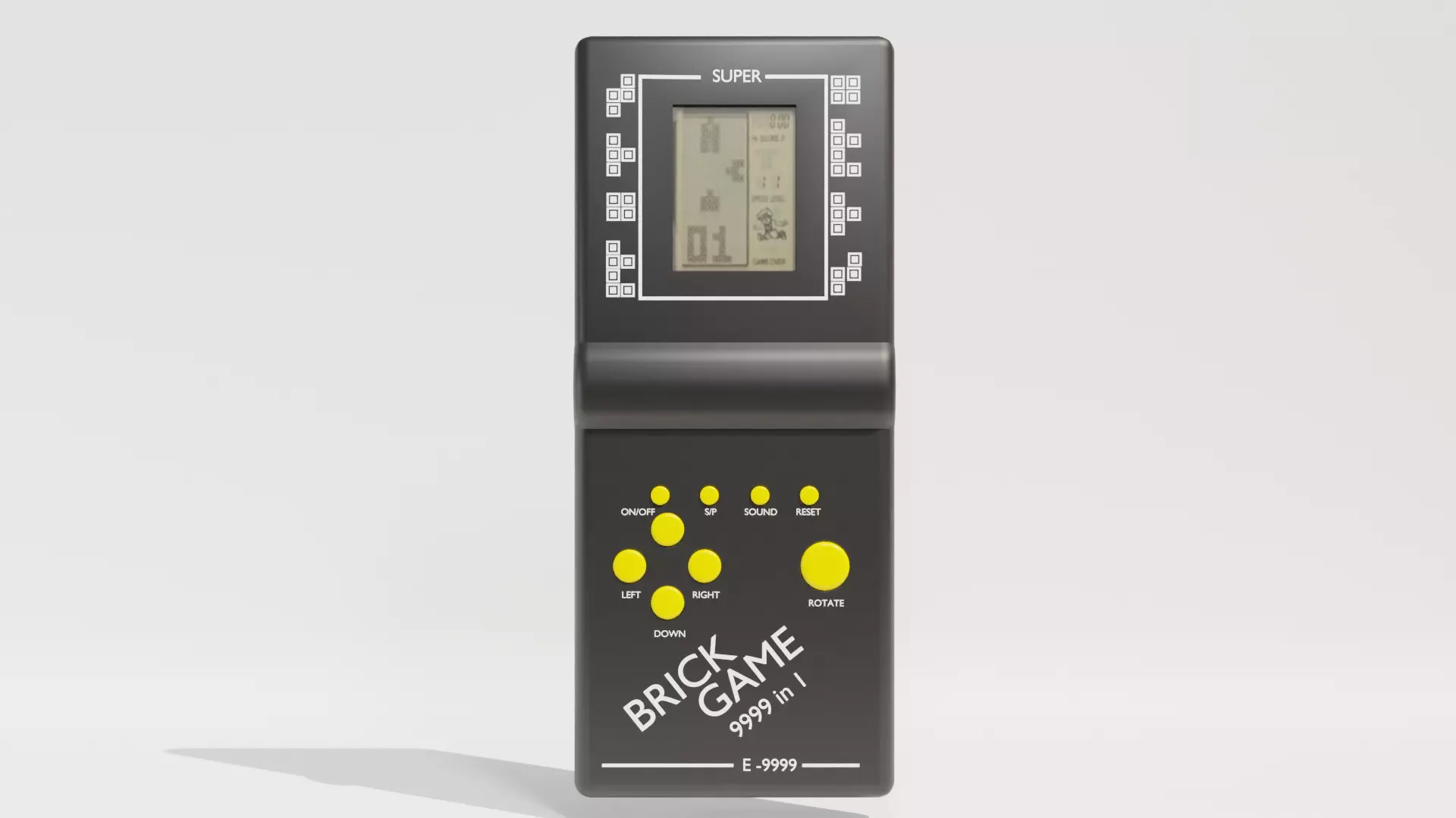 tetris lcd game controller 3D model_0